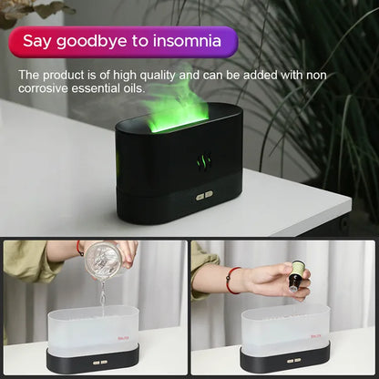 Compact Aroma Diffuser with Cool Mist Humidifier