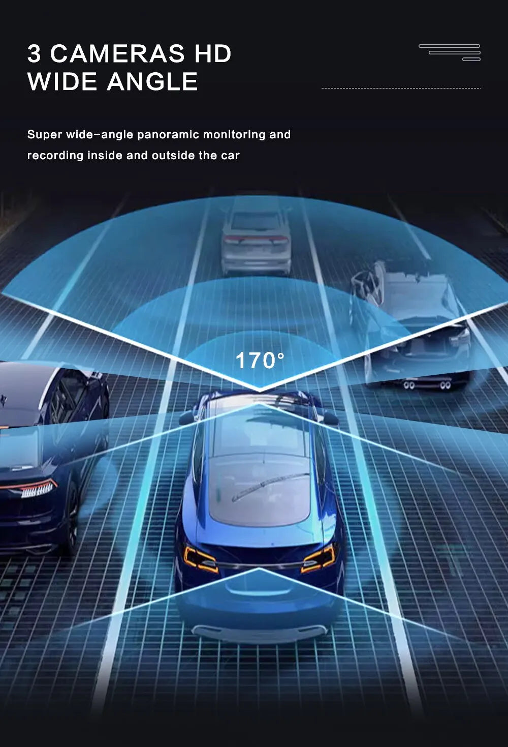 HD Night Vision Car Dash Camera with IR
