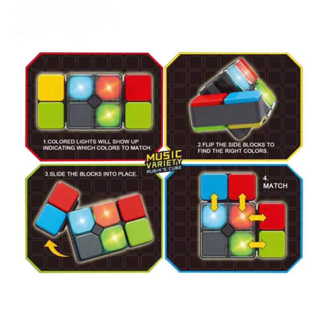 Colorful LED Puzzle Toy for Brain Training