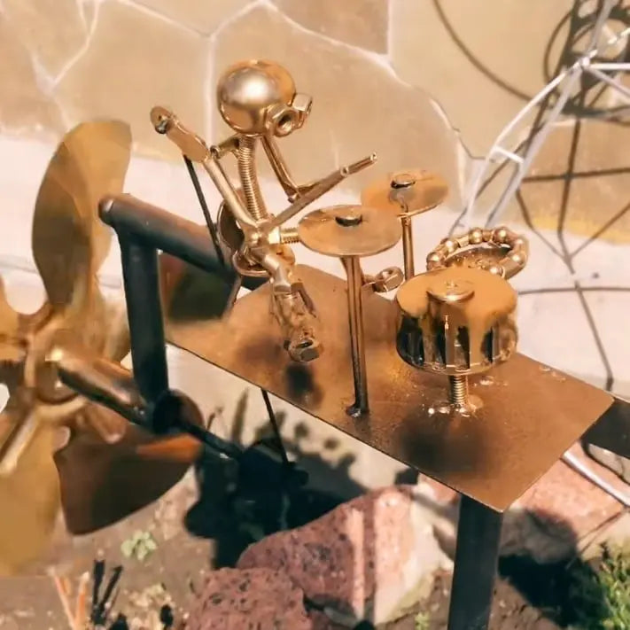Unique Metal Windmill Garden Ornament