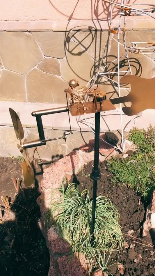 Unique Metal Windmill Garden Ornament - Befez