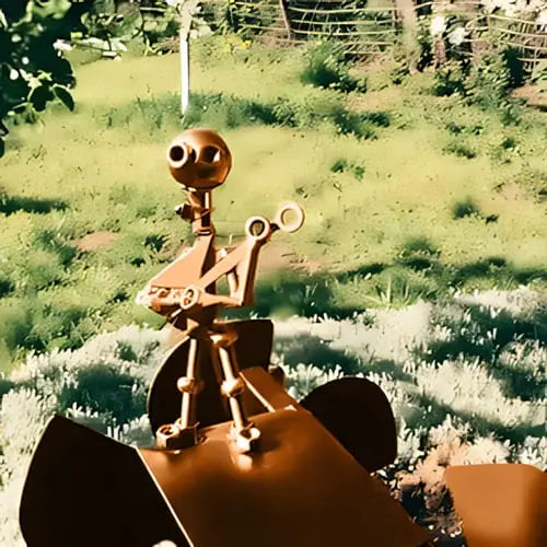 Unique Metal Windmill Garden Ornament