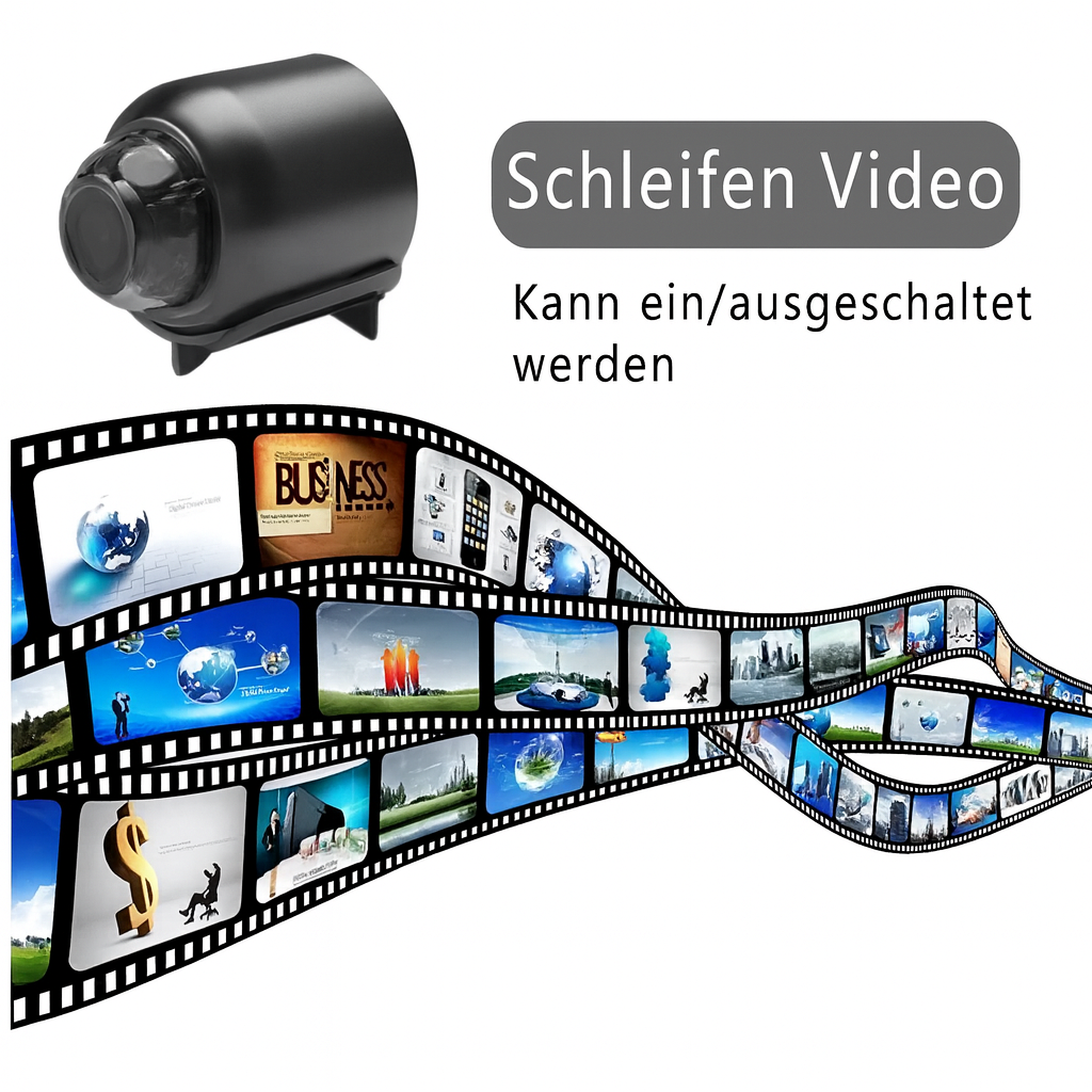 Compact Wi-Fi Security Camera Night Vision Motion Alert