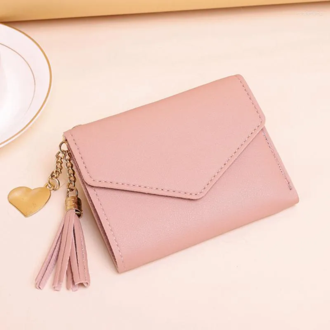Slim Leather Wallet with Chain Strap - Befez