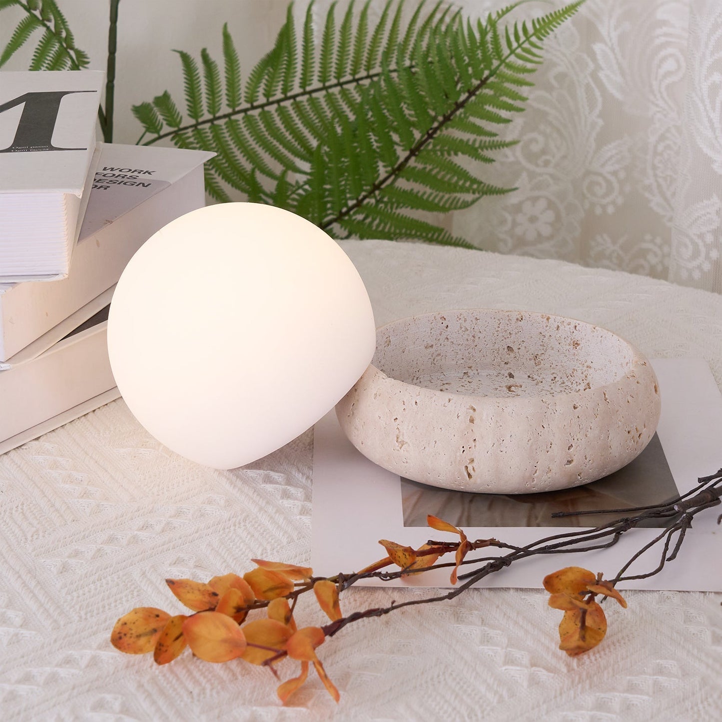 Natural Stone Desk Lamp