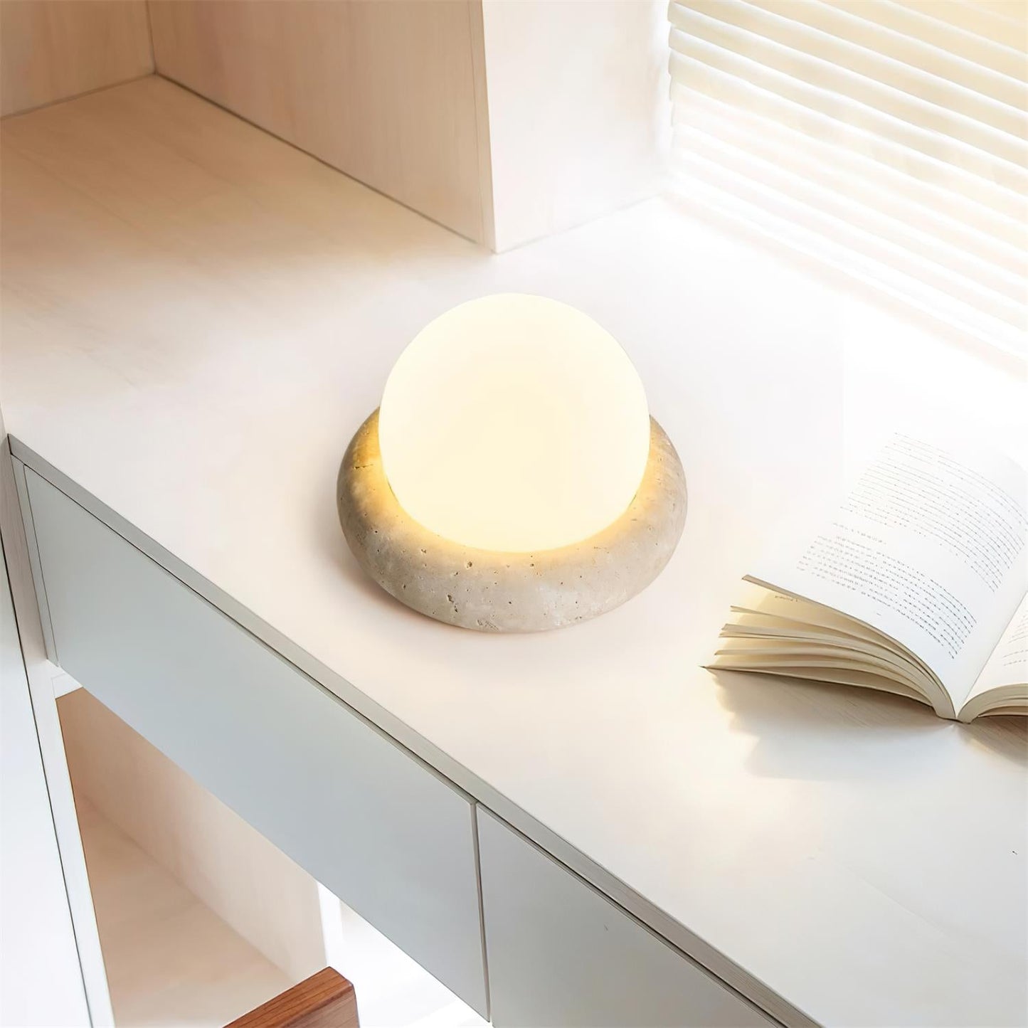Natural Stone Desk Lamp
