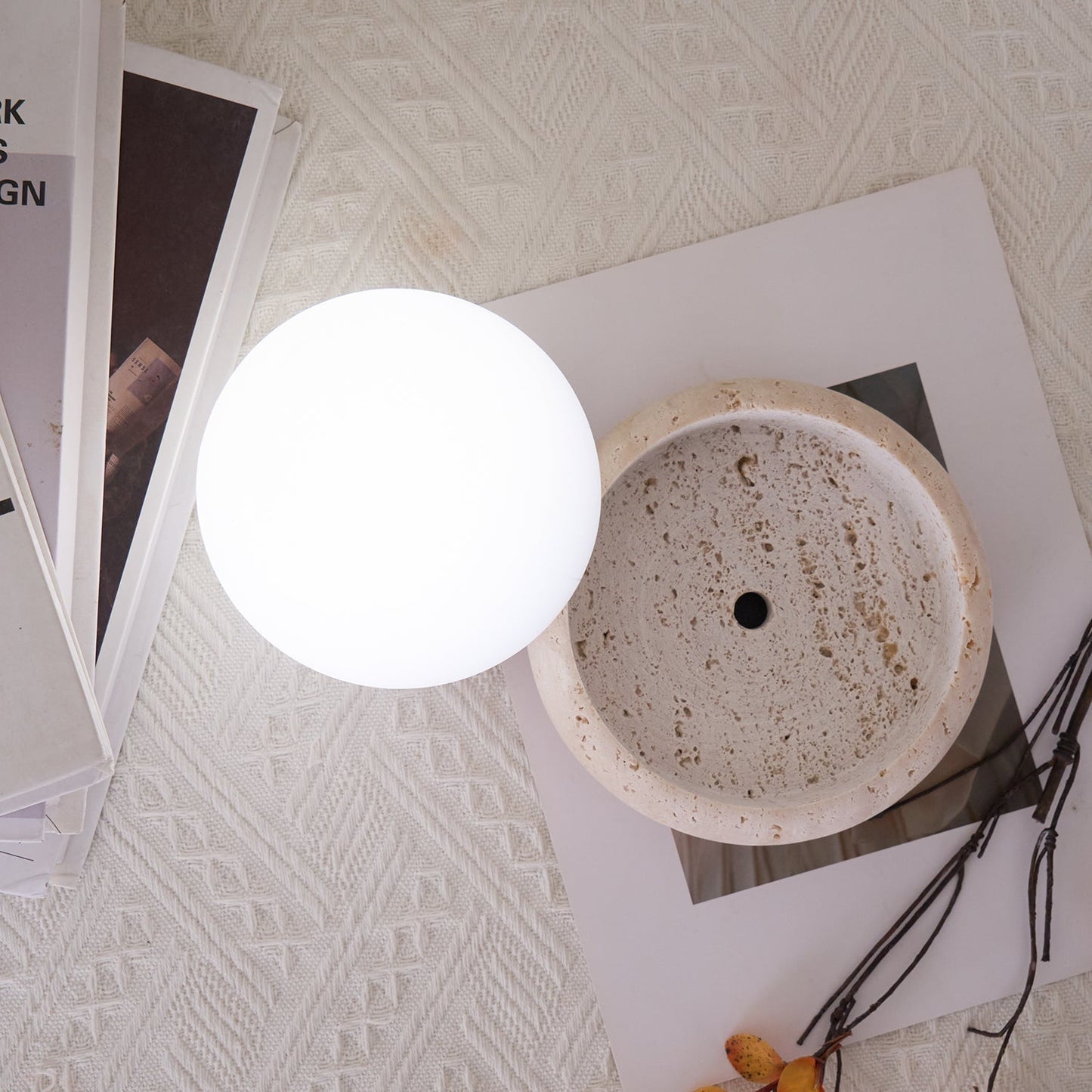 Natural Stone Desk Lamp