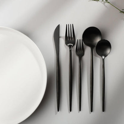 Simple Stainless Steel Silverware Set