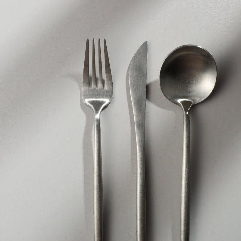 Simple Stainless Steel Silverware Set