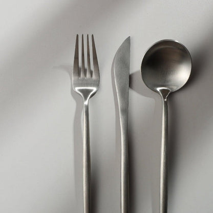 Simple Stainless Steel Silverware Set