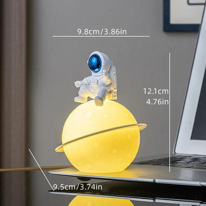Colorful Space Astronaut Figurine with LED Night Light