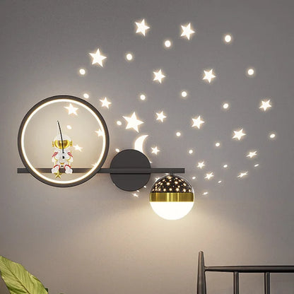 Soft Kids Bedroom Wall Lamp Warm White Lighting
