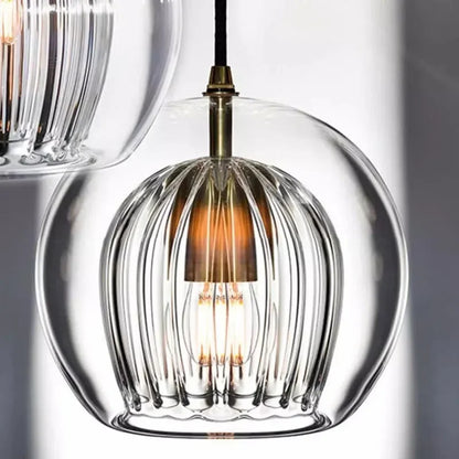 Stylish Glass Pendant Light - Chic Hanging Fixture