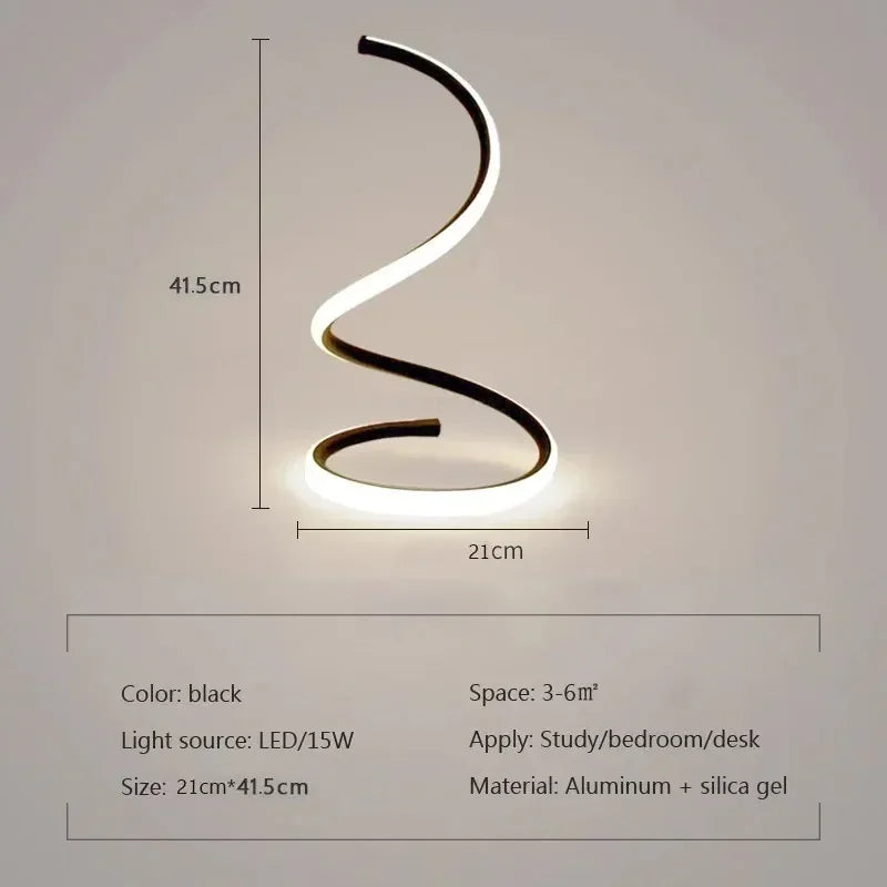 Slim LED Desk Lamp with Adjustable Arm