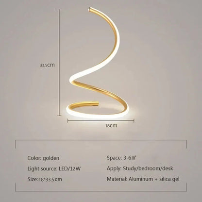 Slim LED Desk Lamp with Adjustable Arm