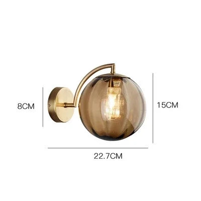 Simple Glass LED Wall Light