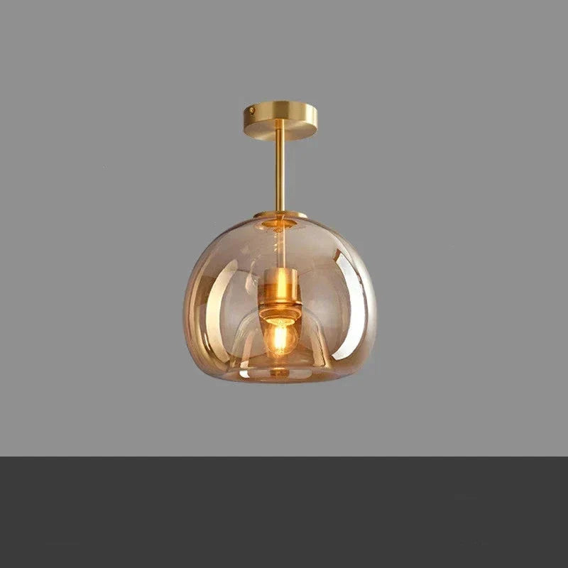 Simple Glass Pendant Ceiling Lamp