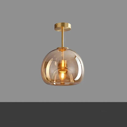 Simple Glass Pendant Ceiling Lamp