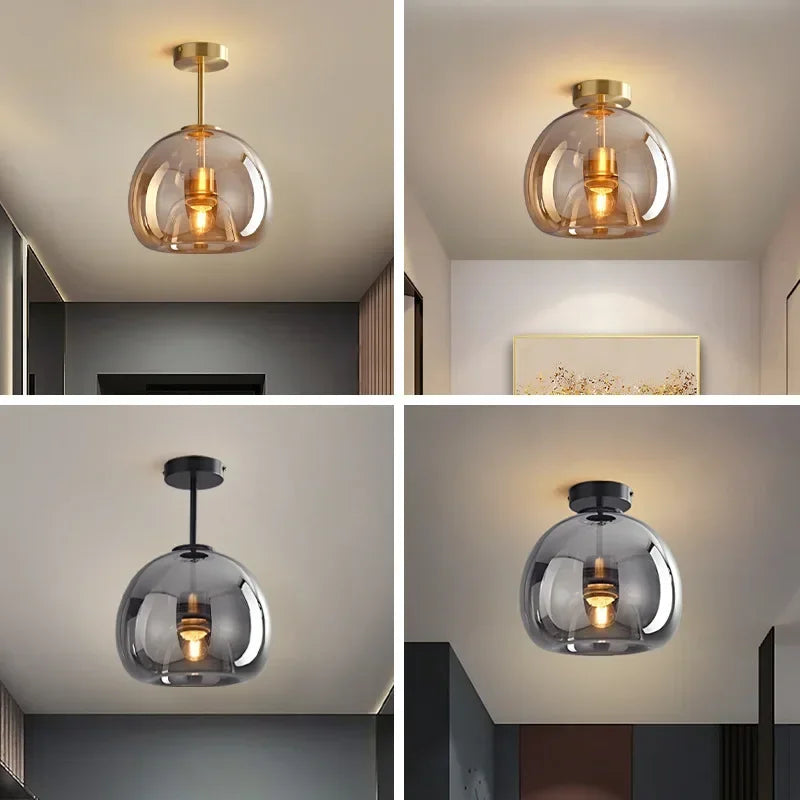 Simple Glass Pendant Ceiling Lamp - Befez