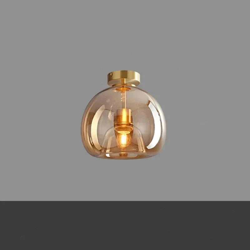Simple Glass Pendant Ceiling Lamp