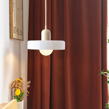 Vibrant Glass Hanging Lamp in Modern Style
