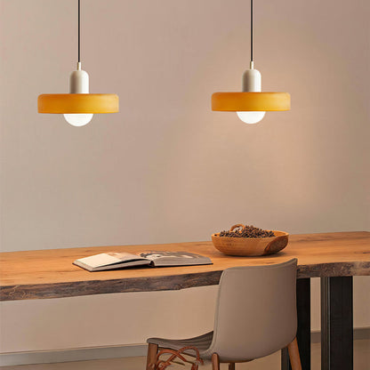 Colorful Glass Hanging Light Fixture