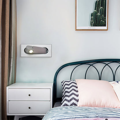 Compact LED Nightstand Lamp with Color Changing Option