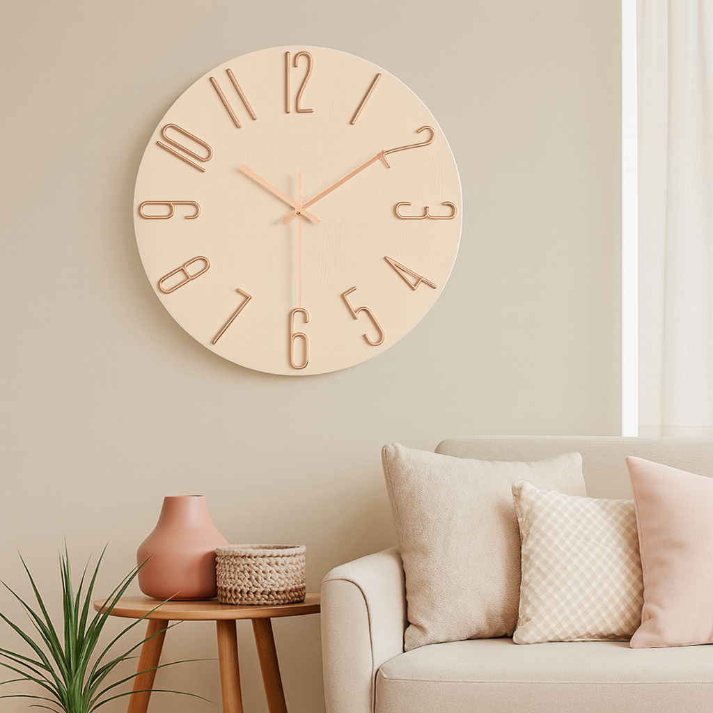 Befez | Quiet Slim Battery Wall Clock