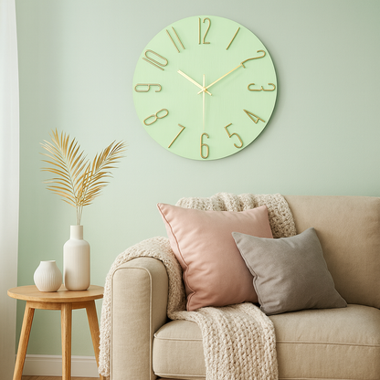 Befez | Quiet Slim Battery Wall Clock