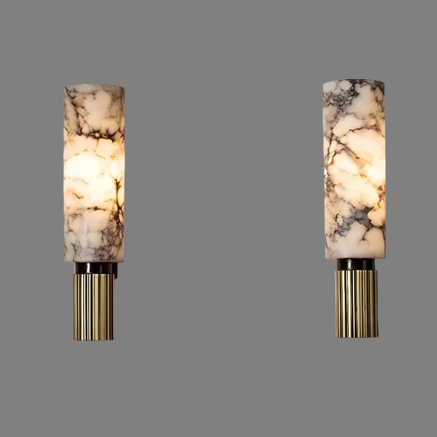 Chic Wall Lamp with Classic Stone Effect Design - Befez
