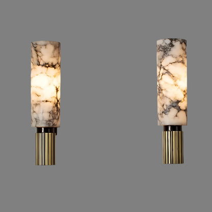 Chic Wall Lamp with Classic Stone Effect Design - Befez
