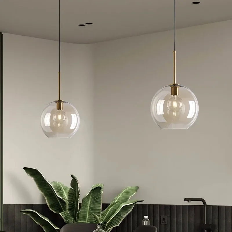 Simple Chic Nordic Glass Pendant Lamp