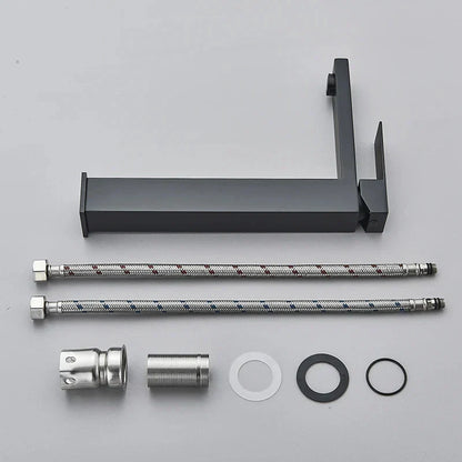 Stylish Black Faucet for Modern Bathroom Sink