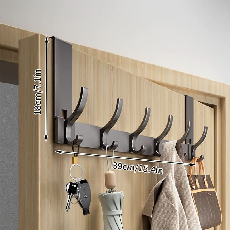 Slim Aluminium Door Hooks for Modern Home Storage