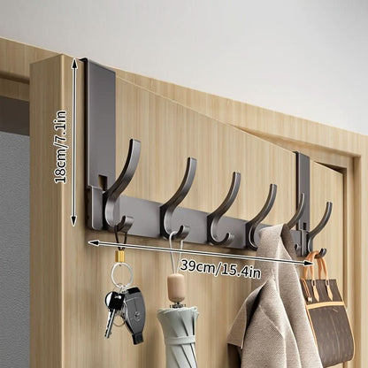 Slim Aluminium Door Hooks for Modern Home Storage