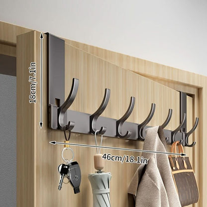 Slim Aluminium Door Hooks for Modern Home Storage