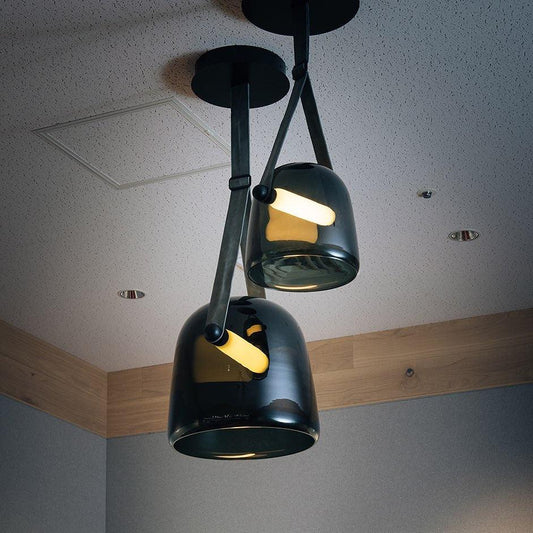 Stylish Metal Glass Pendant Ceiling Light - Befez