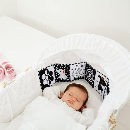 Soft Baby Book with High Contrast Colors and Safe Mirror