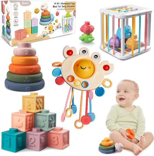Befez Baby Playset 4-in-1 Soft Toy Set for Kids - Befez