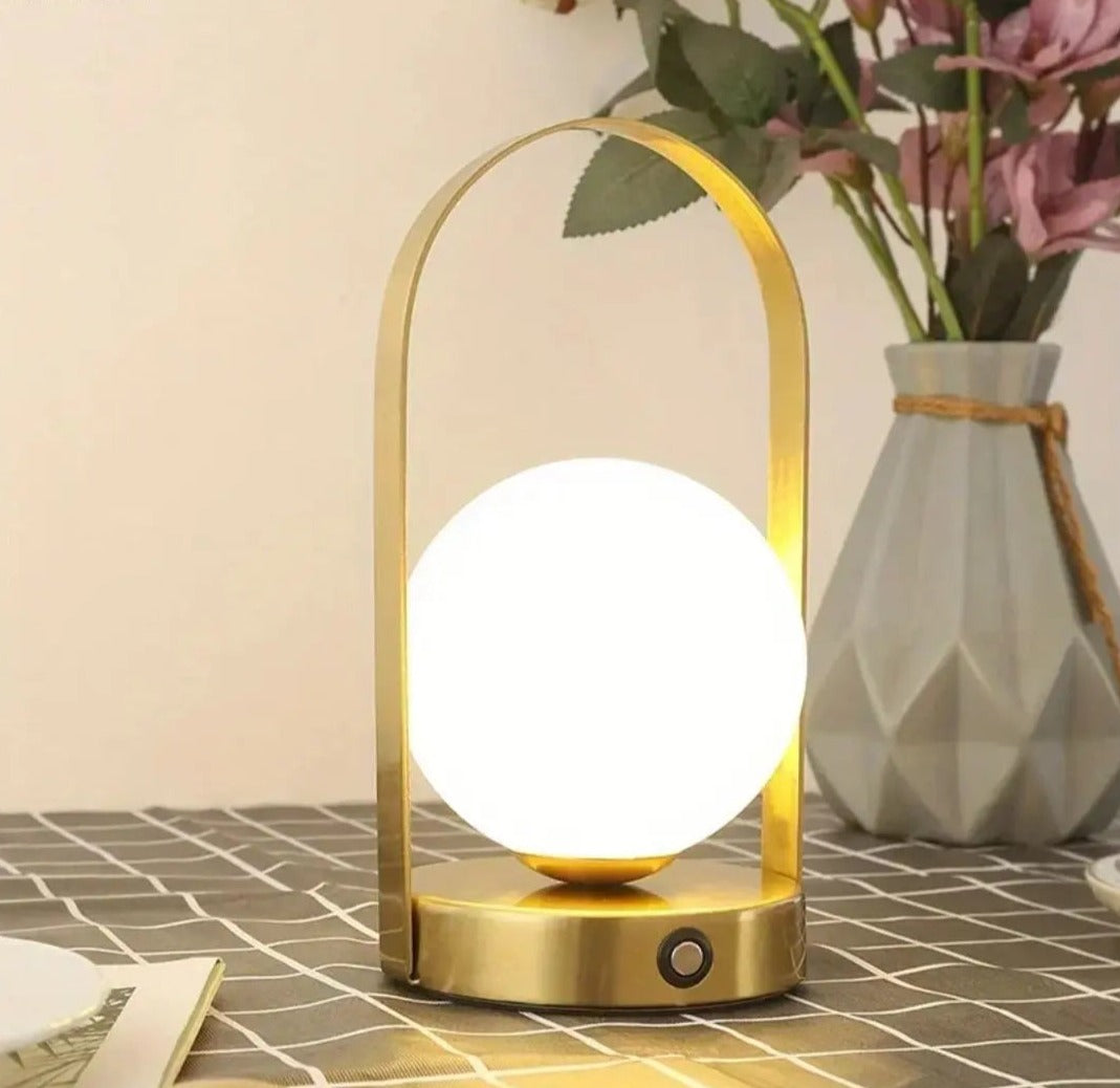Compact LED Desk Lamp with USB Charging