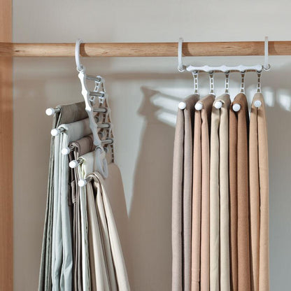 Versatile 5-in-1 Space Saving Rack Hanger