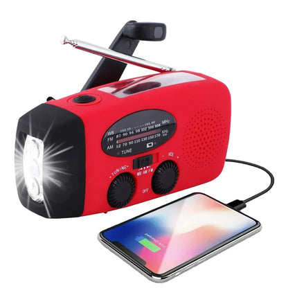 Portable Emergency Radio with Flashlight and Charger - Befez