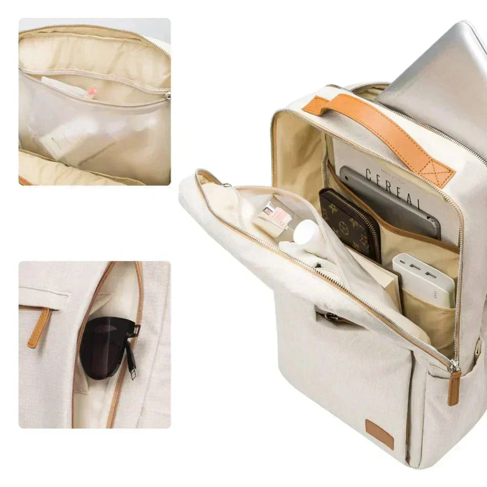 Waterproof Laptop Backpack with USB Charger Pocket