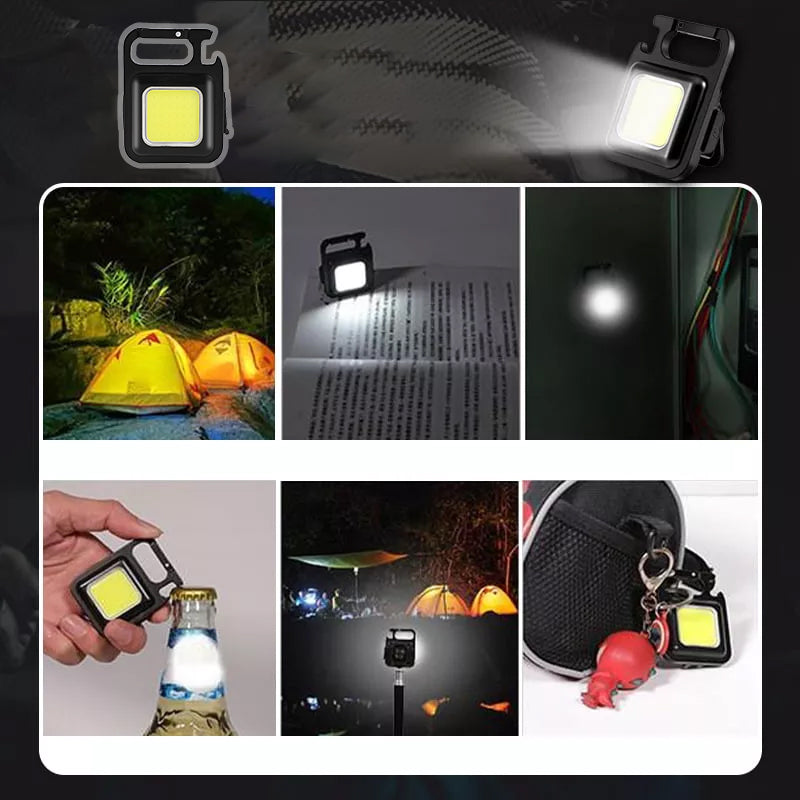 Compact LED Rechargeable Flashlight Lamp