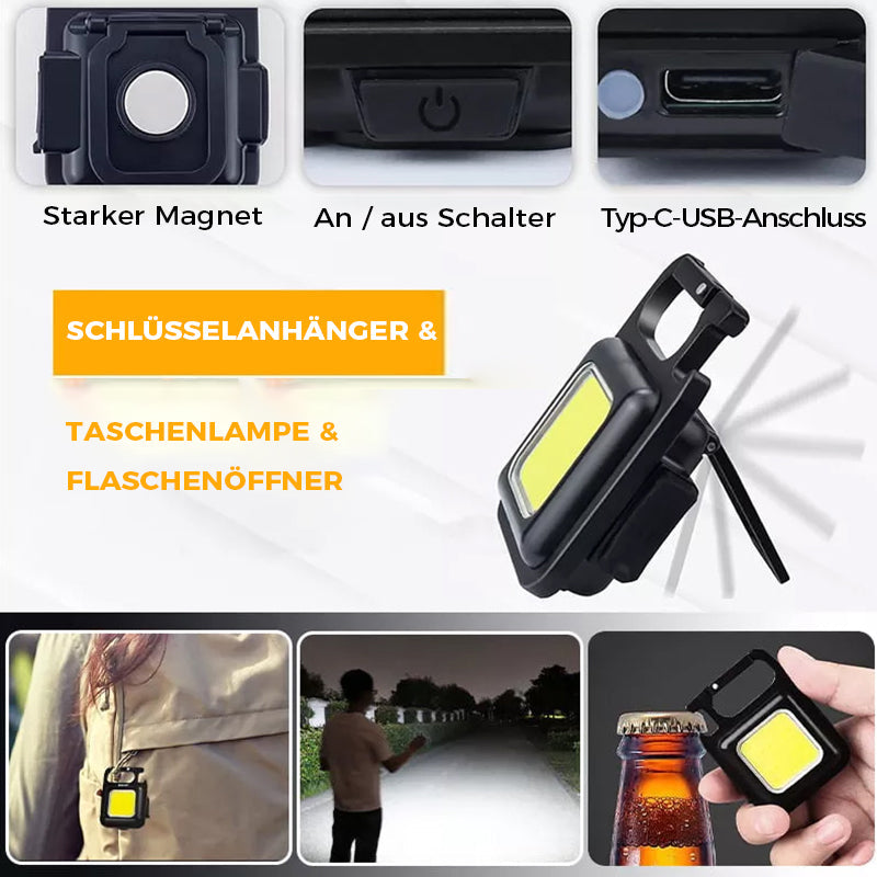 Compact LED Rechargeable Flashlight Lamp