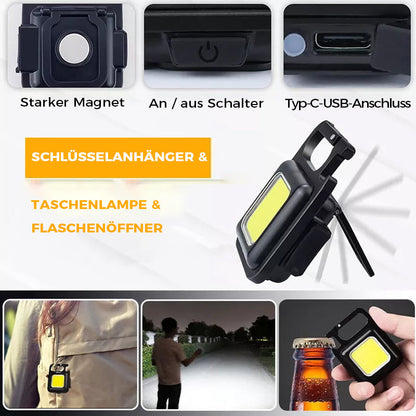 Compact LED Rechargeable Flashlight Lamp