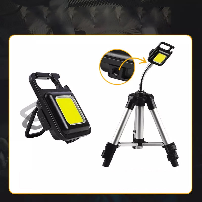 Compact LED Rechargeable Flashlight Lamp