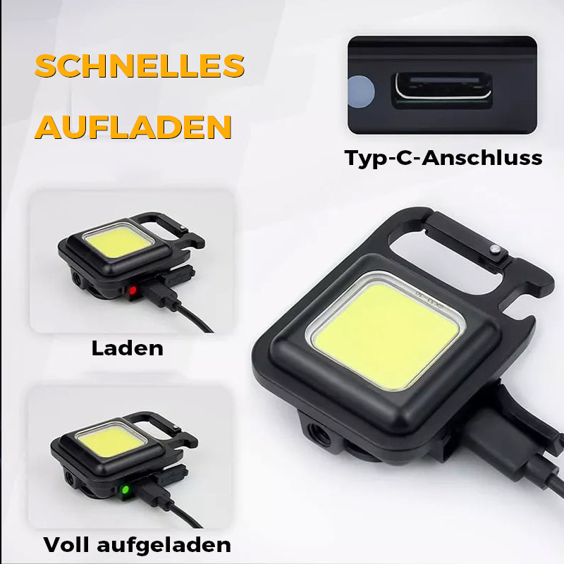 Compact LED Rechargeable Flashlight Lamp