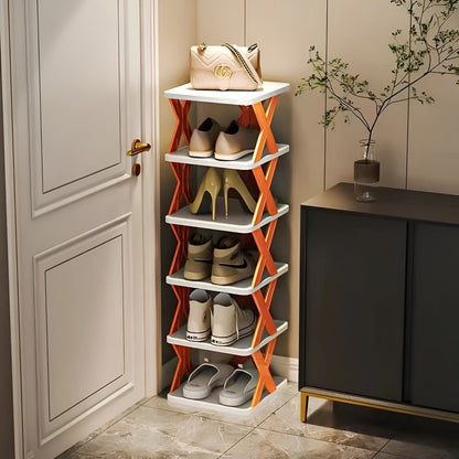 Compact Collapsible Shoe Storage Rack