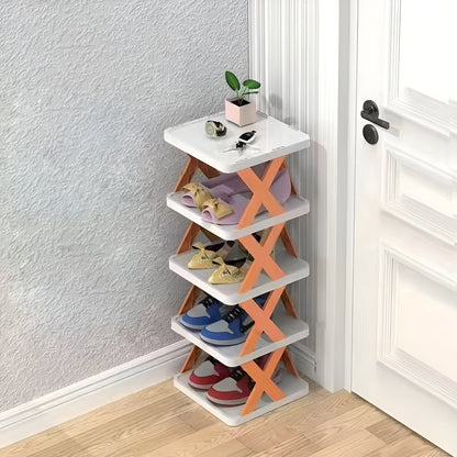 Compact Collapsible Shoe Storage Rack